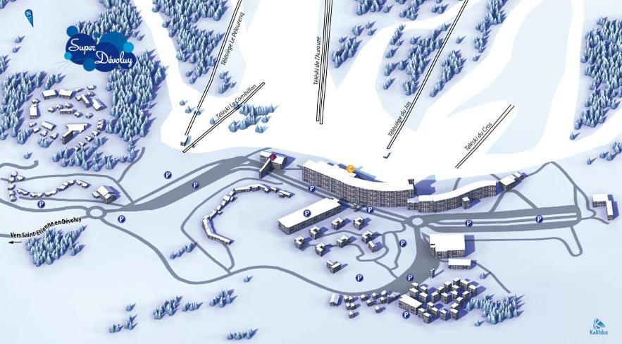 Au Pied Des Pistes Appart 4 Ou 5 Pers Superdevoluy Екстер'єр фото